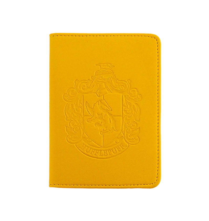 Hufflepuff Embossed Crest Passport Holder | Harry Potter Shop UK