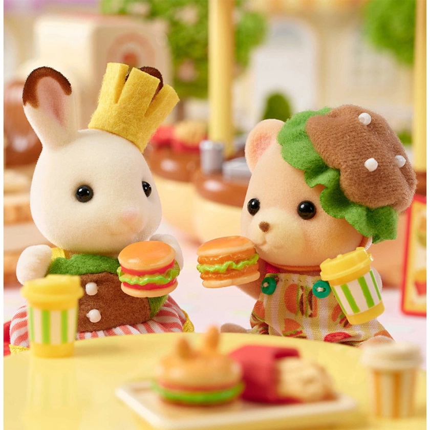 Les copains du burger - Figurines exclusives Sylvanian Families - Achat en ligne