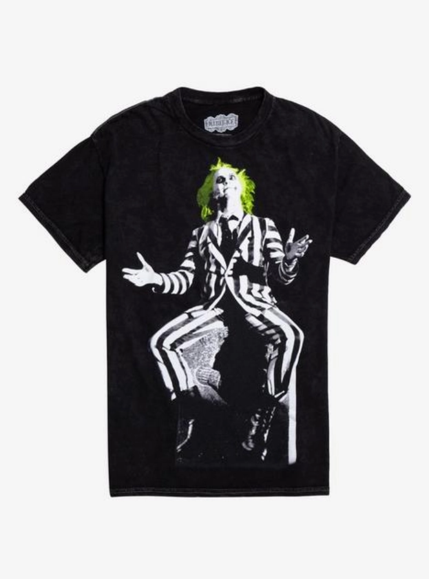 Beetlejuice Jumbo Graphic Two-Sided Boyfriend Fit Girls T-Shirt | Hot Topic