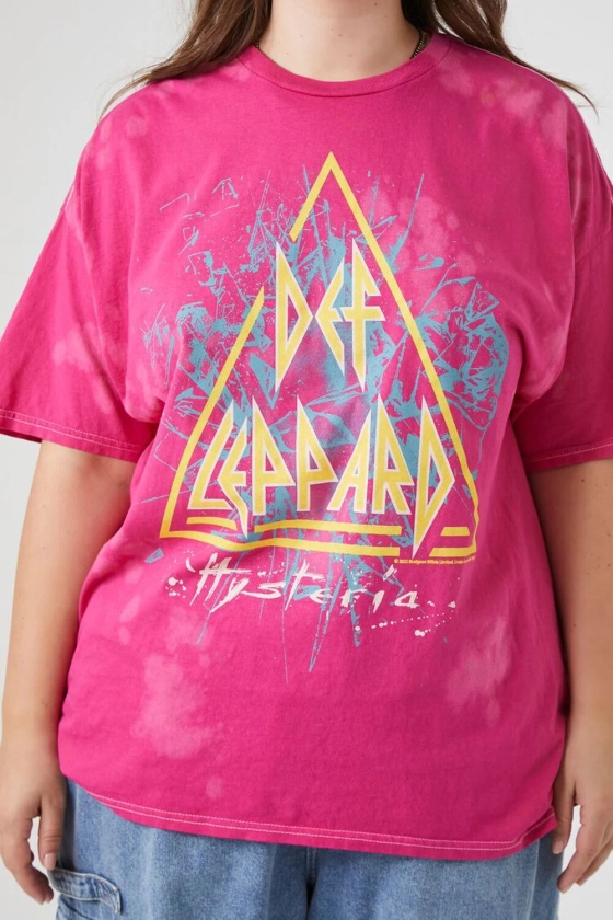 Plus Size Def Leppard Graphic Tee