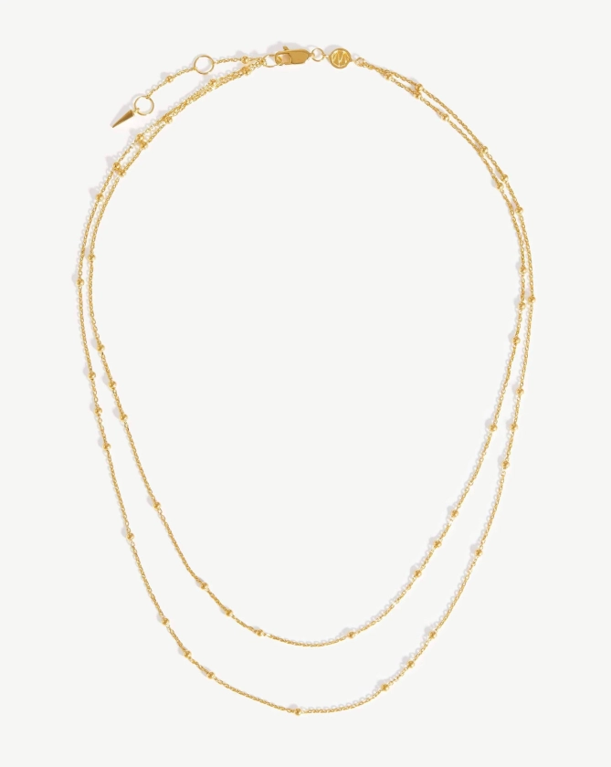 Mimmosa DOUBLE CHAIN NECKLACE