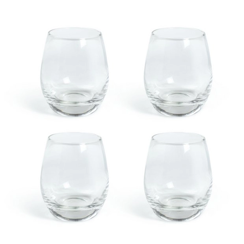 Buy Habitat Portofino Set of 4 Tumbler Glasses | Glassware | Habitat