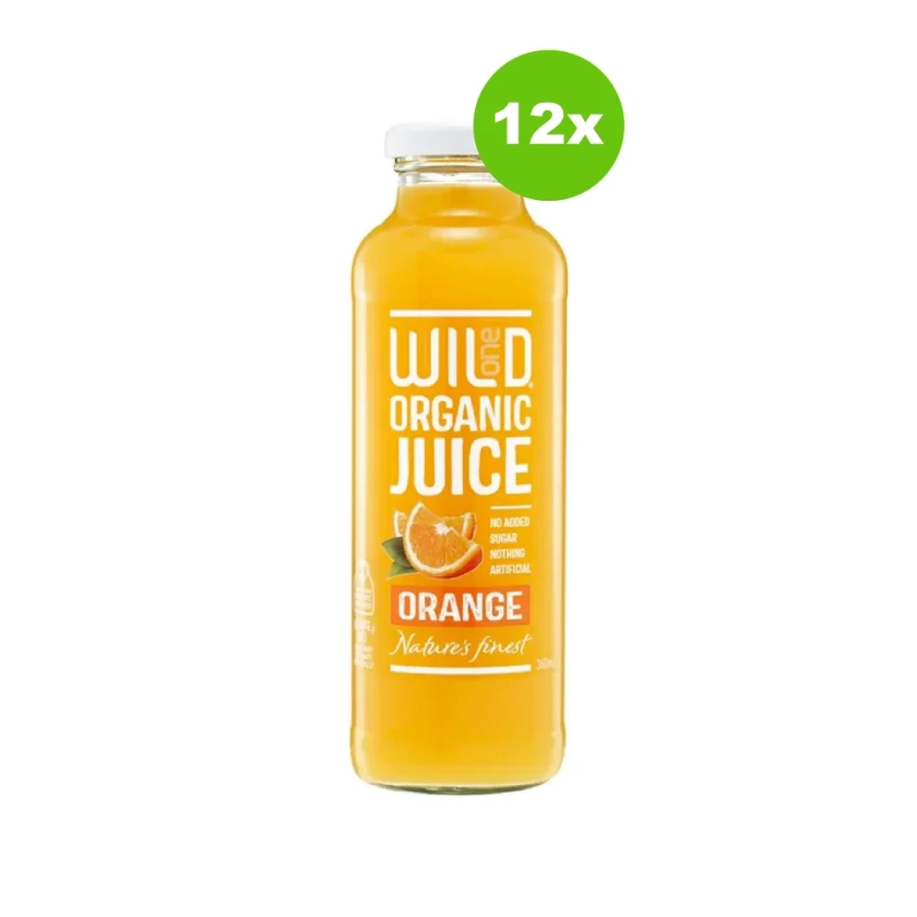 Wild One Organic Orange Juice 12 x 360mlDefault Title