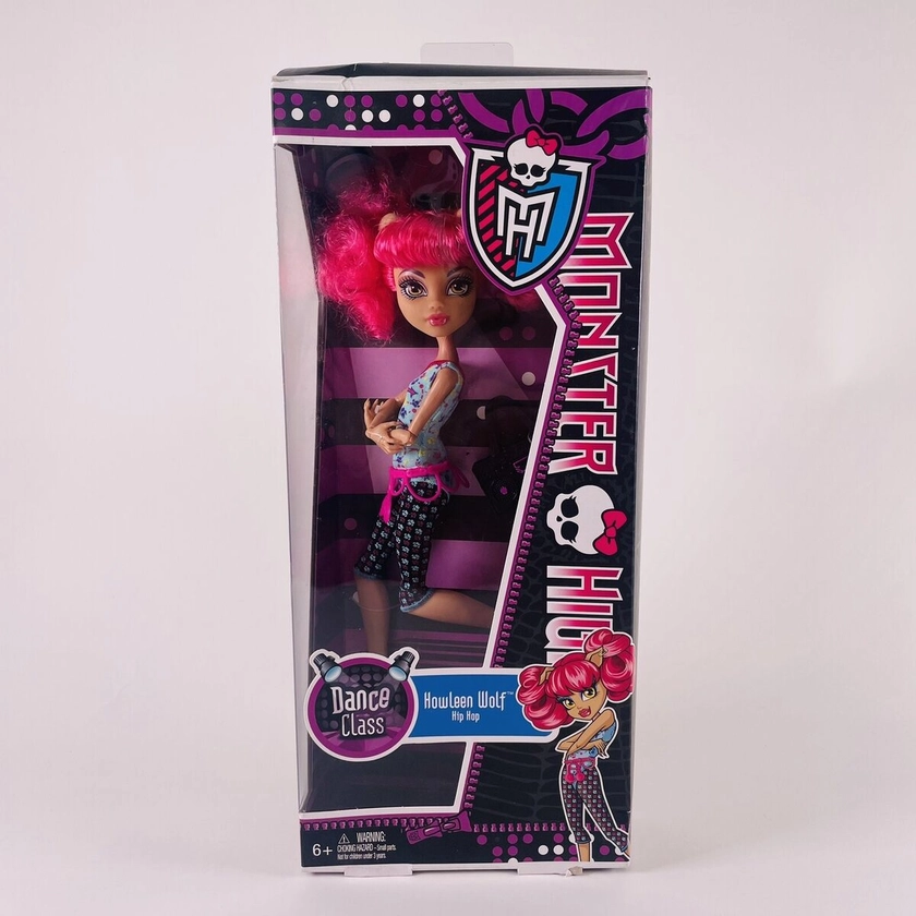 Monster High Doll Howleen Wolf Dance Class Hip Hop in Box Mattel 2012 NIB