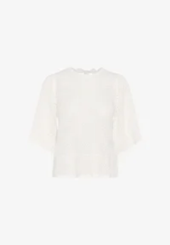 NATALIE - T-shirt med print - chalk