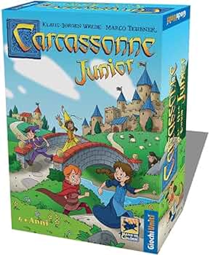 Giochi Uniti - Carcassonne Junior, Gioco da tavolo per bambini, Edizione Italiana, GU667