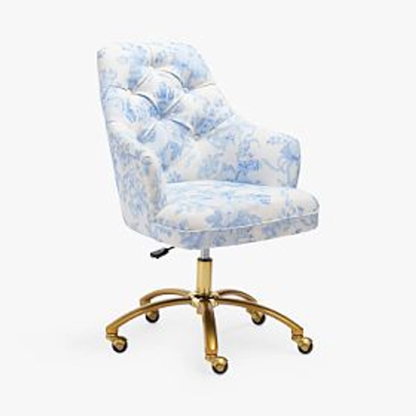 LoveShackFancy Tufted Desk Chair