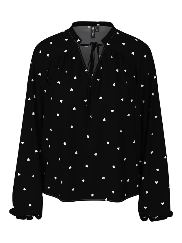 PCNINE BLOUSE | Noir | PIECES® France