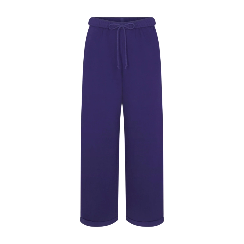 COTTON FLEECE CLASSIC STRAIGHT LEG PANT | CONCORD