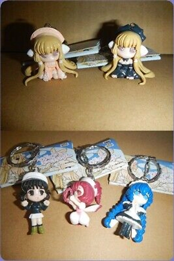 Chobits figure keychain Banpresto CLUMP KODANSHA All 5 types　Full set | eBay