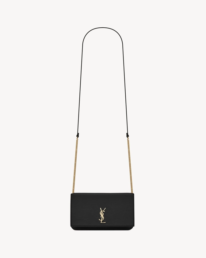 CASSANDRE phone holder in smooth leather | Saint Laurent | YSL.com