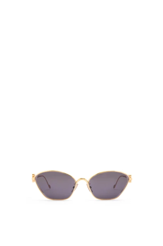 Anagram hexagonal sunglasses Smoke/Moka - LOEWE