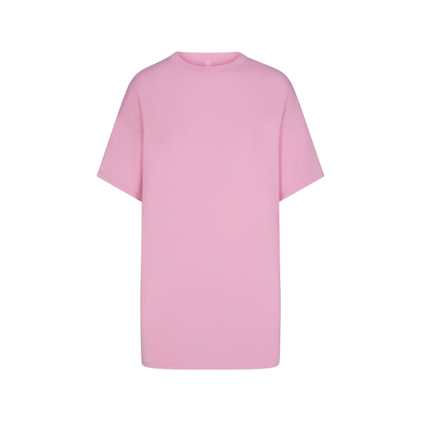 SKIMS SLEEP T-SHIRT MINI DRESS | BUBBLE GUM