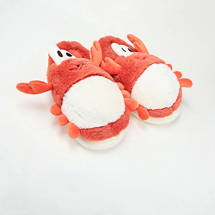 Fame Accessories Furry Crab Slippers at Dry Goods