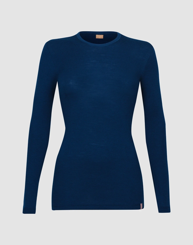 Women's merino wool long sleeve top