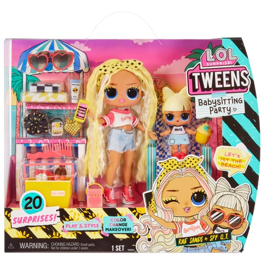 L.O.L. Surprise! Tweens Babysitting Party With Rae Sands & SPF Q.T. | Smyths Toys UK