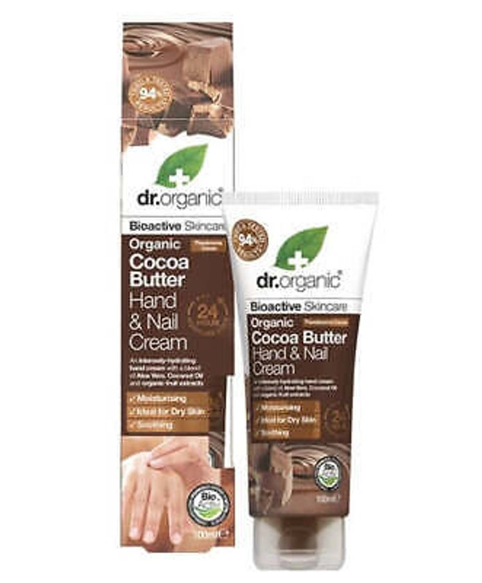 Dr Organic Organic Cocoa Butter Hand And Nail Cream | eBay