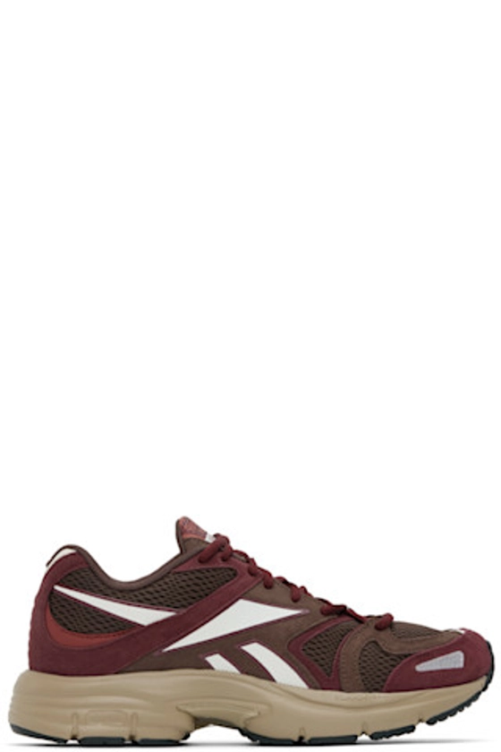 Reebok Classics - Brown & Burgundy Premier Road Plus VI Sneakers