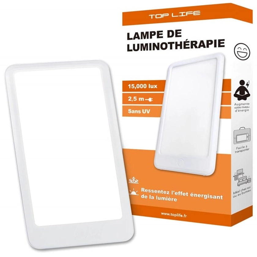 Lampe de luminothérapie 15000 lux