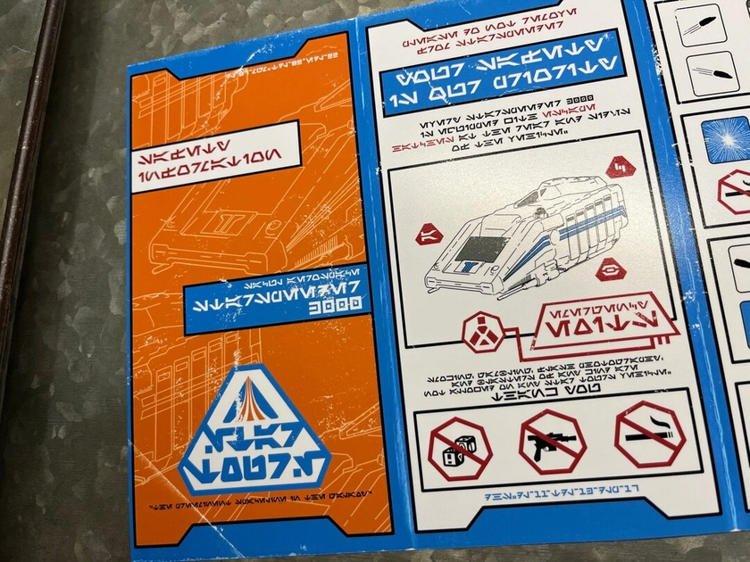 Star Tours Safety Information Print - Etsy