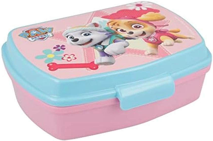 Stor - 86774 - Rectangular lunch box, size 15 x 10 x 5 cm, colour: blue and pink : Amazon.com.be: Office Products
