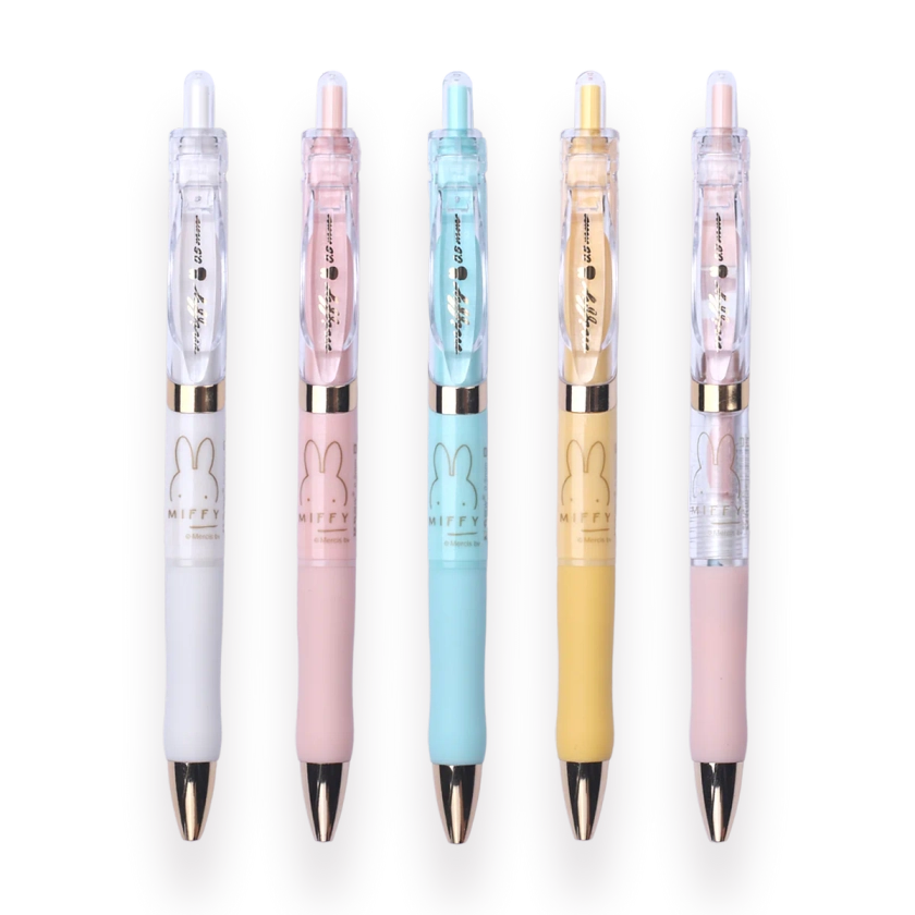 Miffy Macaroon Limited Edition Gel Pen - Set of 5