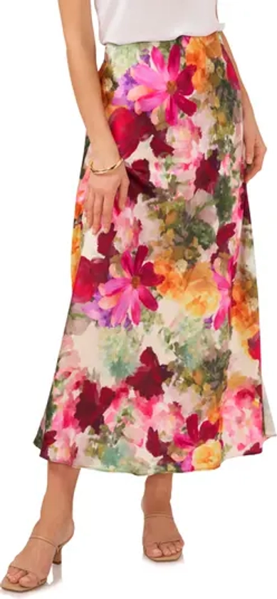 Vince Camuto Aline Floral Maxi Skirt | Nordstrom