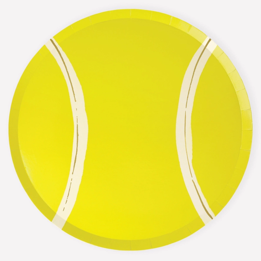 Tennis Party Plates