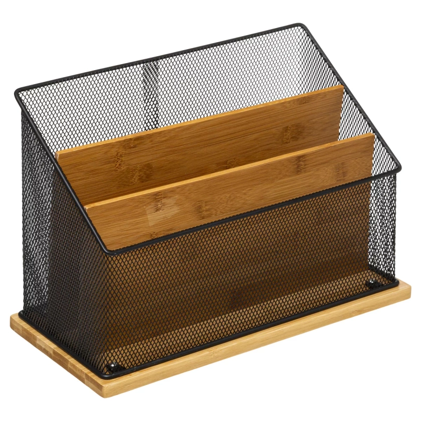 ORGANISEUR BUREAU METAL BAMBOU