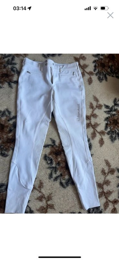 Pantalon de concours Samshield blanc Adèle taille 36