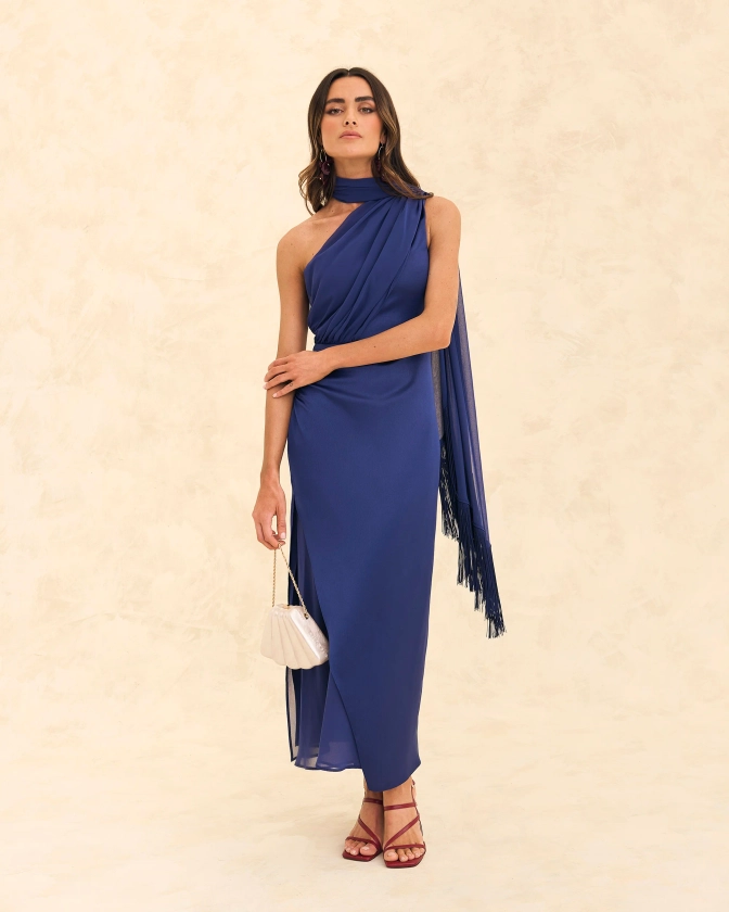 Casablanca Navy Dress