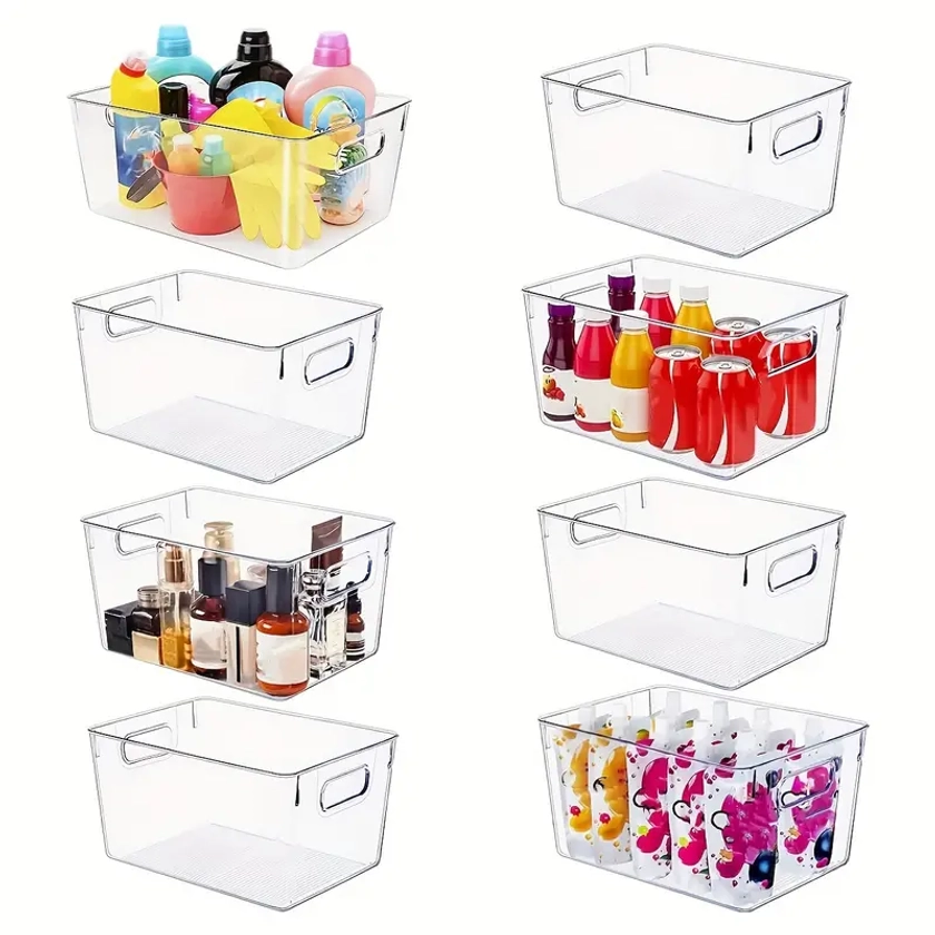 Clear Plastic Containers Pantry - Temu