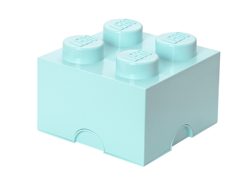 4-Stud Storage Brick – Aqua Blue 5006935 | Other | Buy online at the Official LEGO® Shop US 