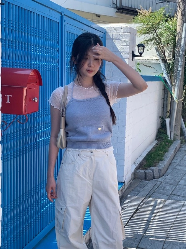 muse knit top - 2color