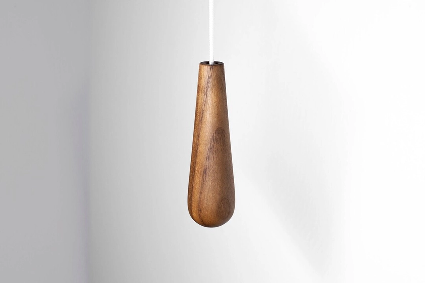 Walnut Light Pull - Etsy UK