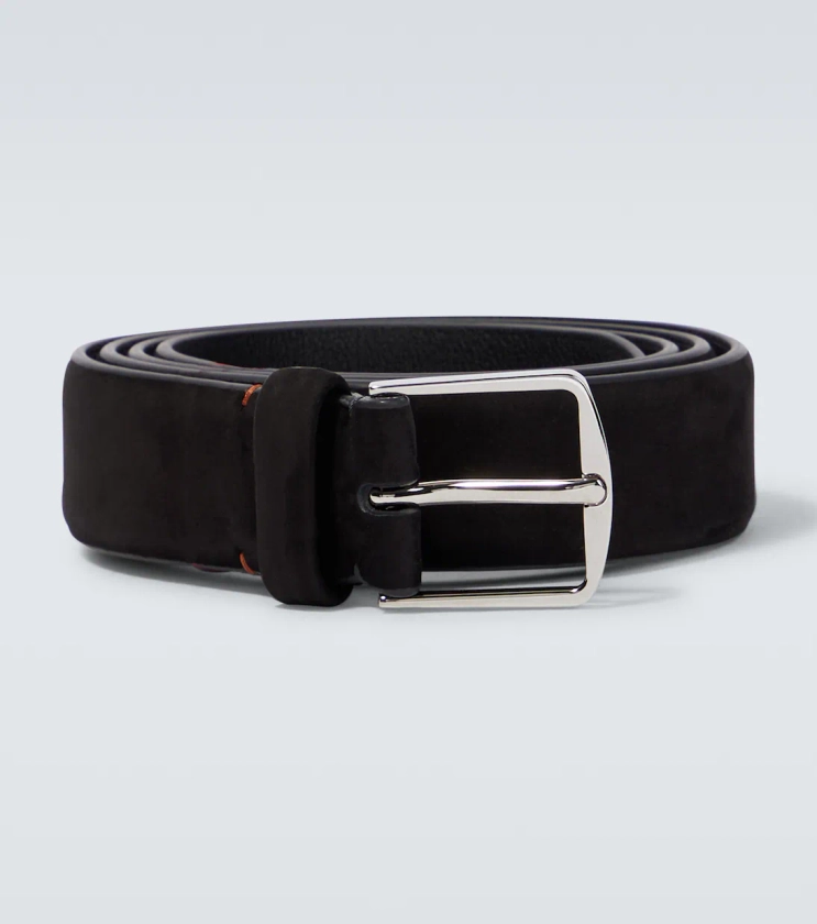 Alsavel leather belt in grey - Loro Piana | Mytheresa