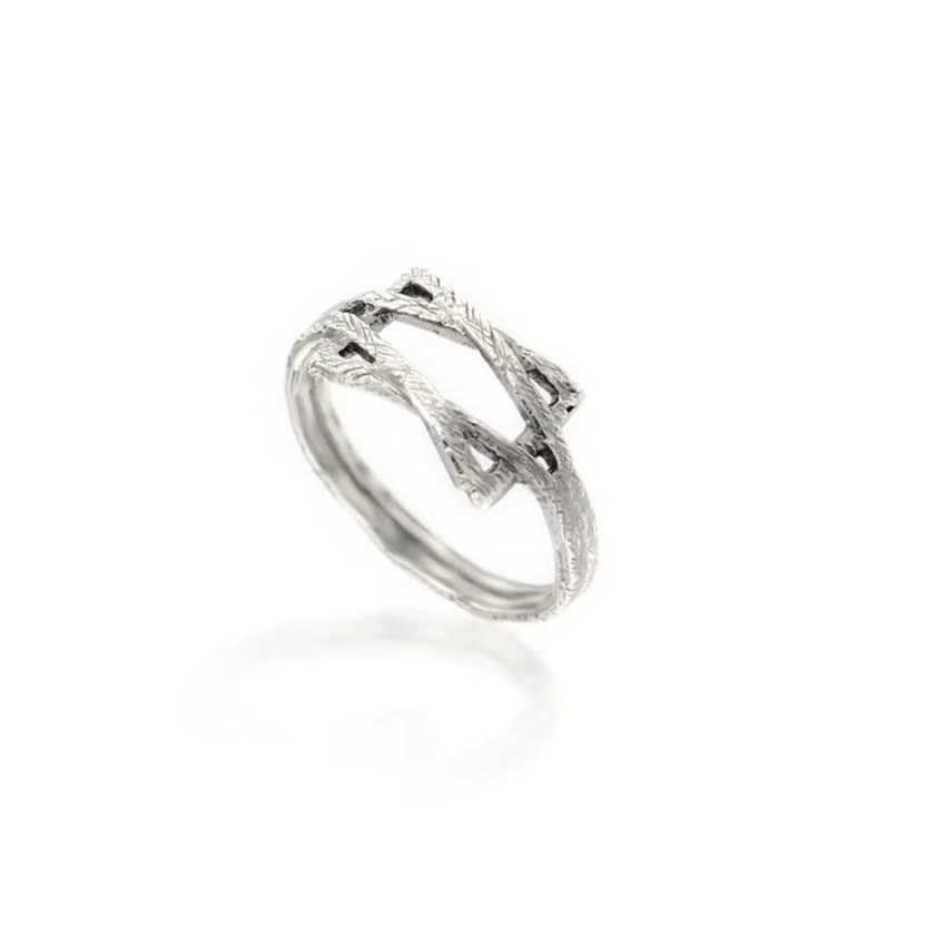 Hexagram Ring Sterling Silver - Megemeria