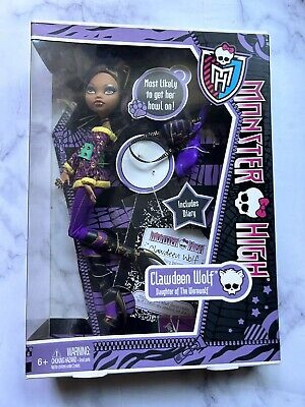 Mattel Monster High 2010 School’s Out Clawdeen Wolf Doll