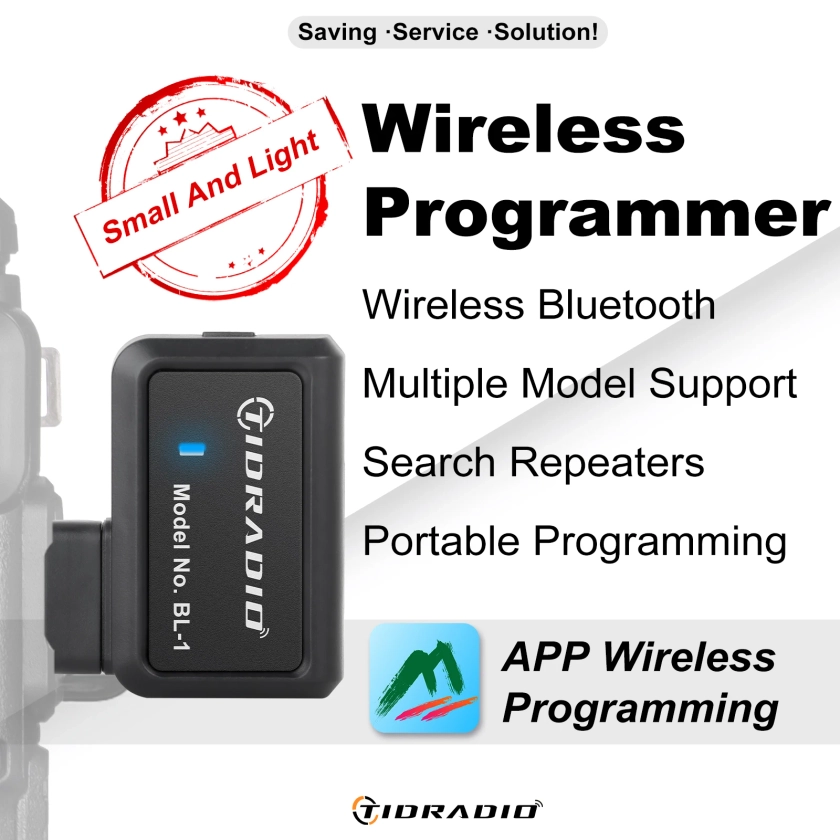 Radio Wireless Programmer Phone APP Programming for Walkie Talkie Multiple Model Search Repeaters for UV-K5(8) UV-5R UV-82
