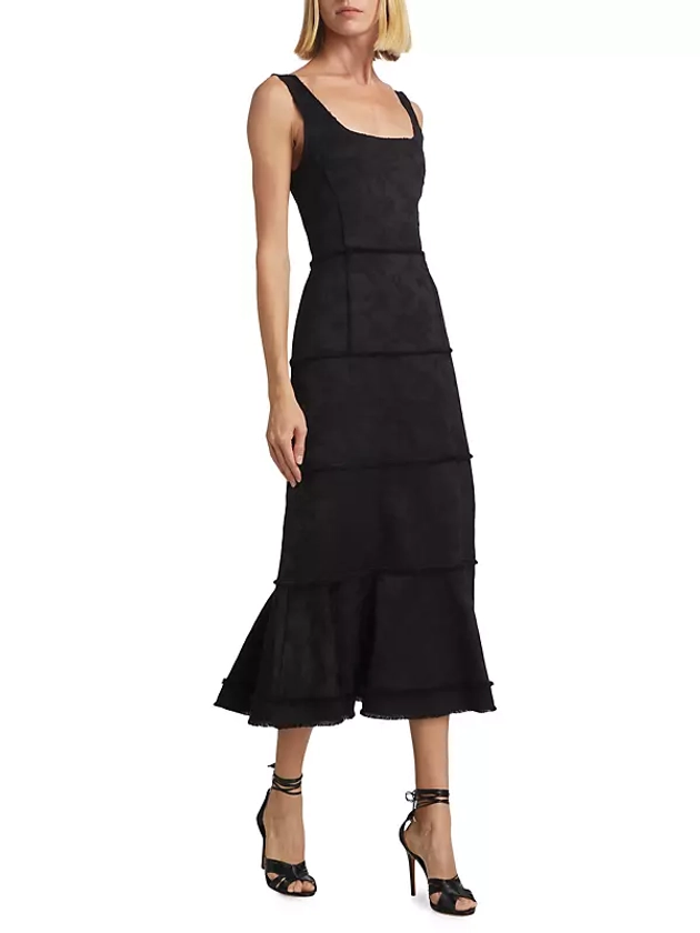 Shop Alexis Corina Flared Midi-Dress | Saks Fifth Avenue