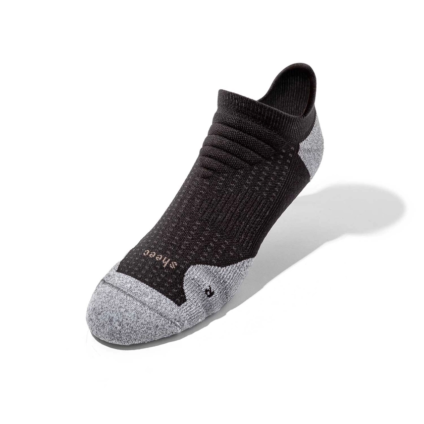 ComFits Compression Aqua-X AeroDri No Show Blister Tab Socks | BLACK