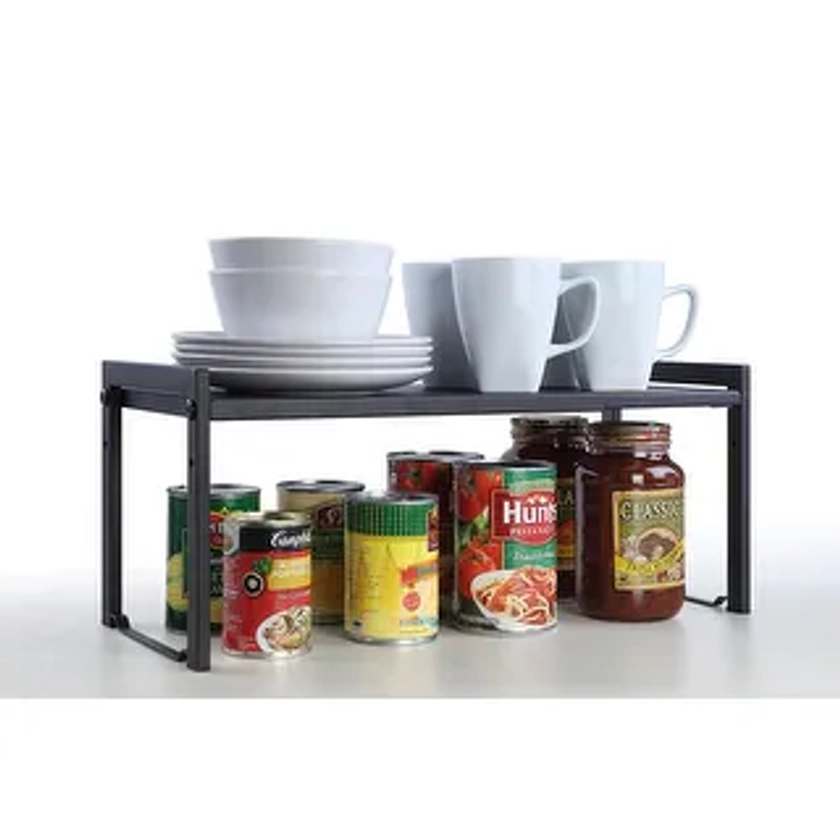 SunnyPoint Expandable Cabinet Storage Rack - Tabletop Storage Spice Shelf Organizer Rack | Overstock.com Shopping - The Best Deals on Kitchen & Pantry Storage | 40742305