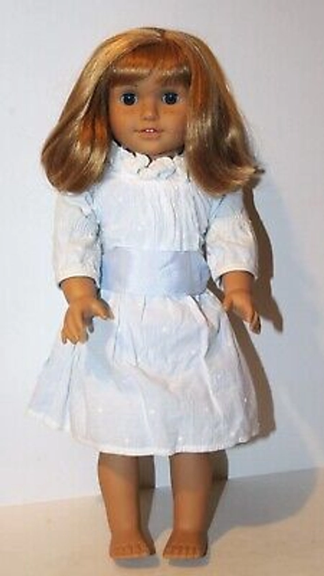 Pleasant Company AMERICAN GIRL 2008 Nellie O'Malley 18" DOLL Meet Dress Freckles | eBay