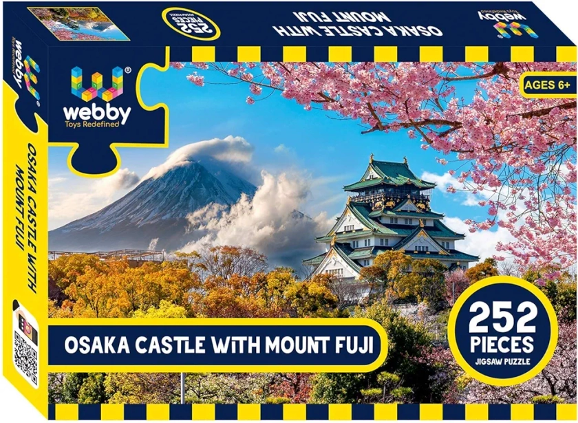 Buy Webby Osaka Castle with Mount Fuji Jigsaw Puzzle, 252 Pieces Online at Low Prices in India - Amazon.in