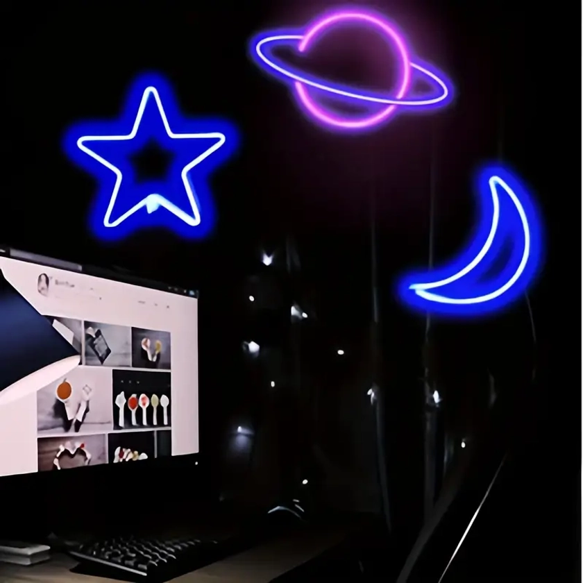 Neon Signage Wall Decor Led Lights Usb - Temu