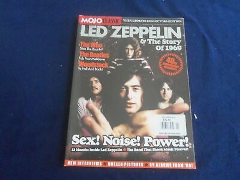 2009 MOJO CLASSIC MAGAZINE - LED ZEPPELIN & THE STORY OF 1969 - SP 6480M | eBay