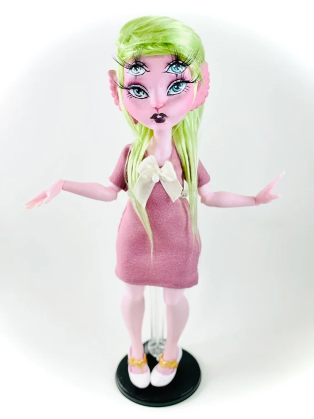 Melanie Martinez portals inspired custom ooak repainted monster high doll