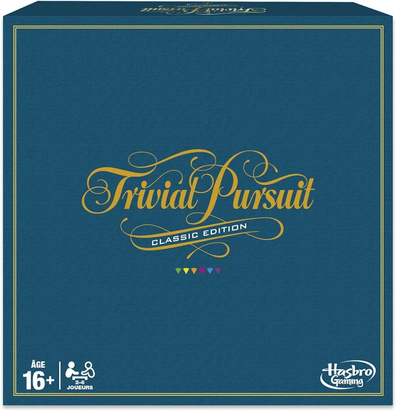 Trivial Pursuit – Jeu de Societe Trivial Pursuit Classique – Jeu de réflexion – Version française