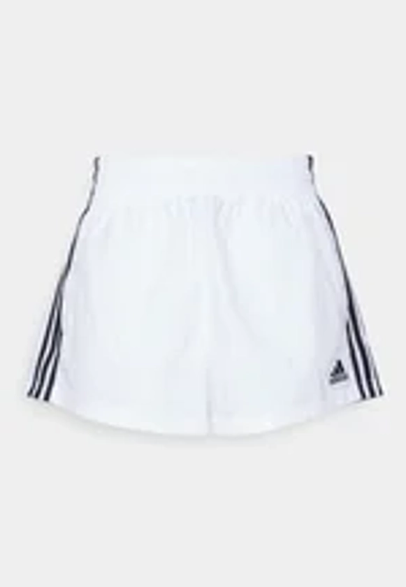 ESSENTIALS STRIPES - Pantaloncini sportivi - white/black