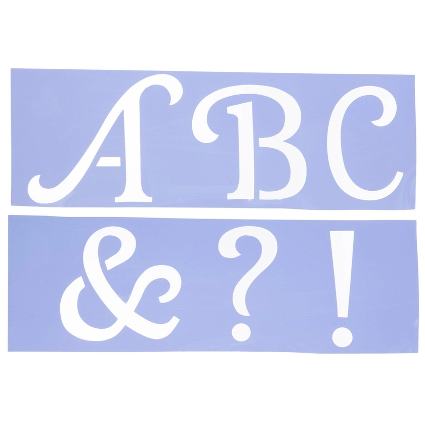 Avery Uppercase Alphabet Stencils